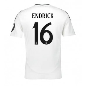 Real Madrid Endrick #16 Domácí Dres 2024-25 Krátký Rukáv